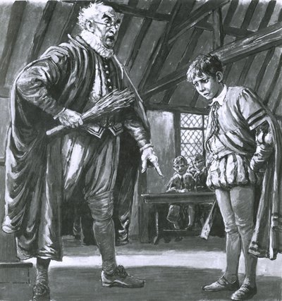 Shakespeare blev disciplinerad som pojke av C.L. Doughty
