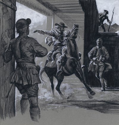The Fort (gouache på papper) av C.L. Doughty