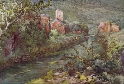 Ninfas slott (färg litho) av C.T.G. Formili