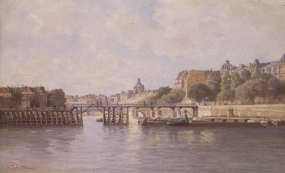 Bron vid Le Estacade, Paris av C.T. Guillermot