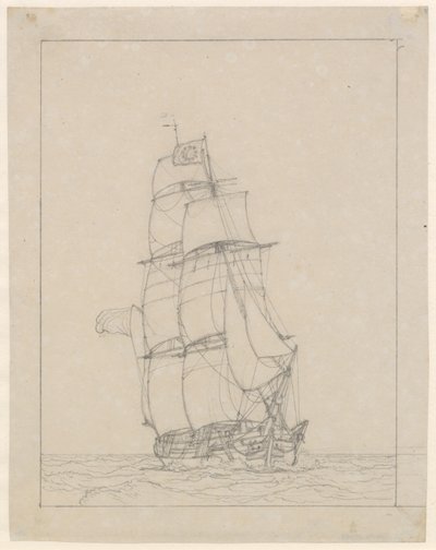 En Brig av Christoffer Wilhelm Eckersberg