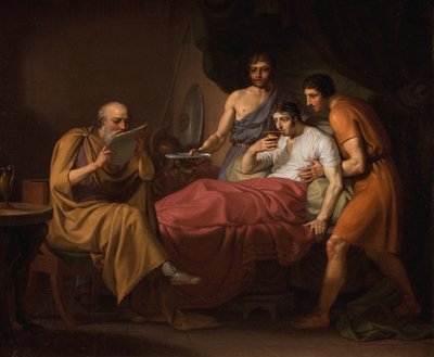 Alexander den store på sin sjuksäng av Christoffer Wilhelm Eckersberg