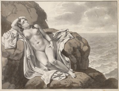 Andromeda fastkedjad vid en sten av Christoffer Wilhelm Eckersberg