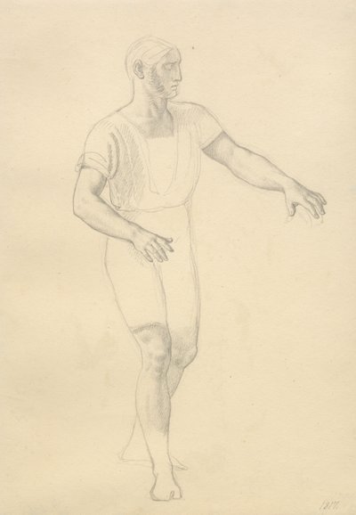 Balders död - studie för Hødur. av Christoffer Wilhelm Eckersberg