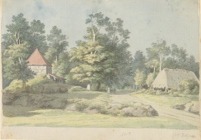 Ett tegelbruk på Møn av Christoffer Wilhelm Eckersberg