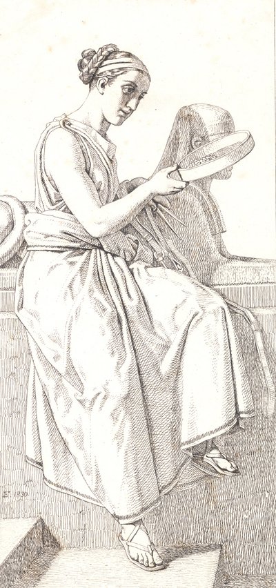 Anledning. Allegorisk figur av Christoffer Wilhelm Eckersberg