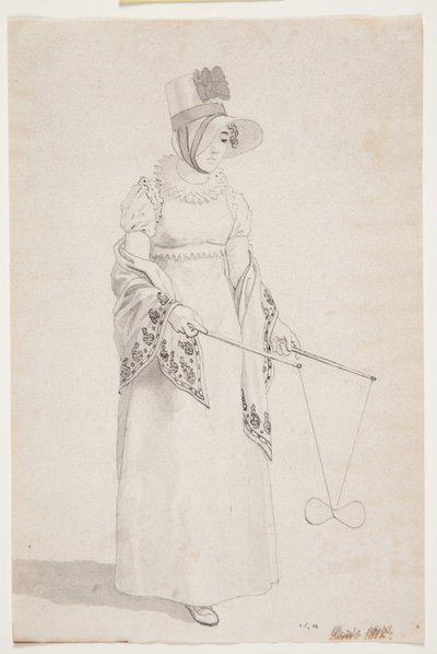 Preliminär studie för "Utsikt från slottet Meudon nära Paris" av Christoffer Wilhelm Eckersberg