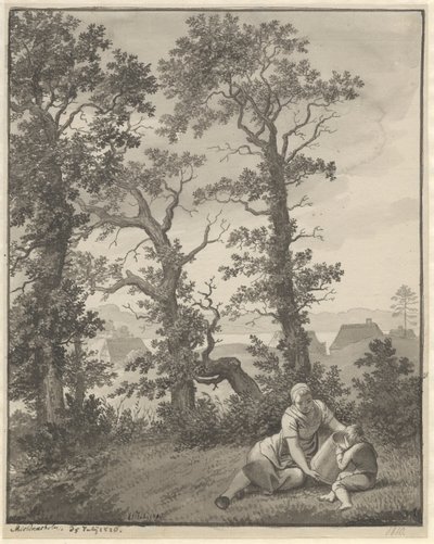 Från området kring Skjoldnæsholm av Christoffer Wilhelm Eckersberg