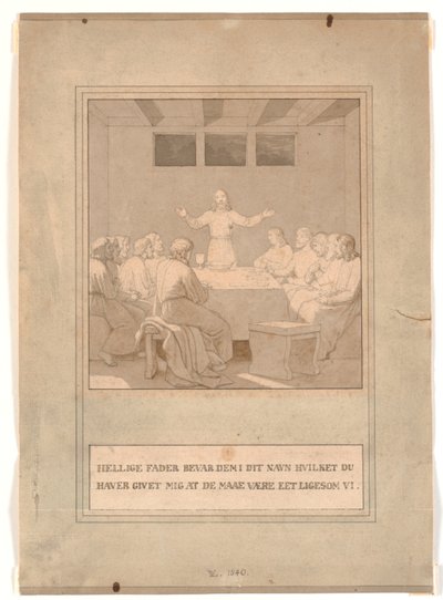Nattvarden av Christoffer Wilhelm Eckersberg