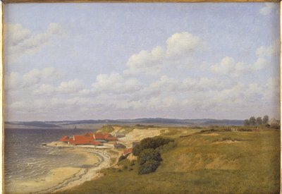 Renbjærg Tileworks av Flensburg Fjord av Christoffer Wilhelm Eckersberg