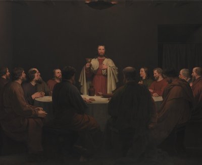 Sista måltiden. Altartavla av Christoffer Wilhelm Eckersberg