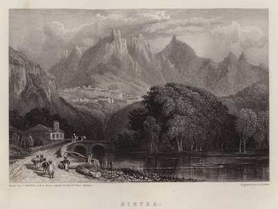 Cintra (färg litho) av C. (after) Stanfield