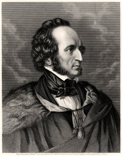 Mendelssohn, 1800-talet av C. Cook
