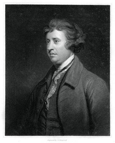 Edmund Burke, anglo-irländsk statsman, författare, talare, politisk teoretiker och filosof, 1834. av C. E. Wagstaff
