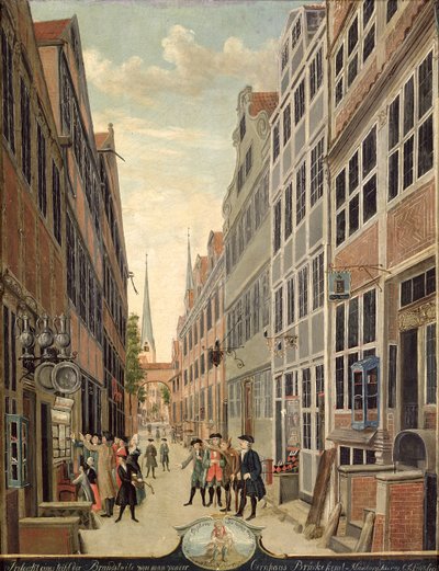 Brandstweite i Hamburg, 1775 av C. F. Feldt