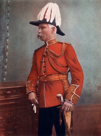 Generalmajor GH Marshall, Commanding Royal Artillery, South Africa Field Force, 1902. av C Knight