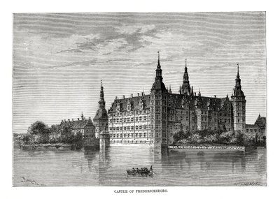 Frederiksborgs slott, Köpenhamn, Danmark, 1879 av C. Laplante