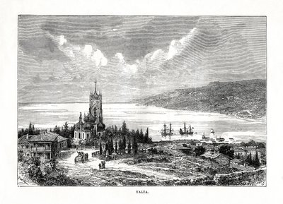 Jalta, södra Ukraina, 1879. av C. Laplante