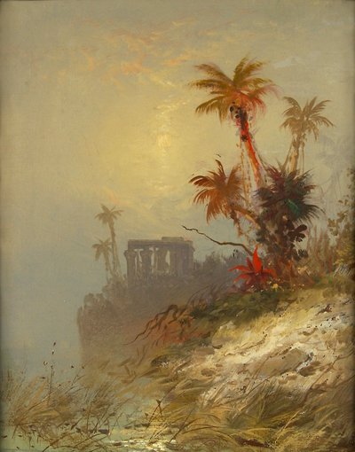 Egyptiskt landskap av C. Morgan McIlhenney