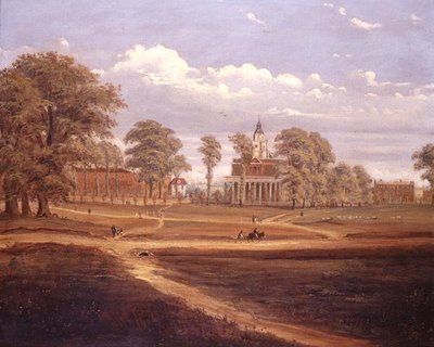 Utsikt över Clapham Common mot North Side och The Pavement av C. Norris