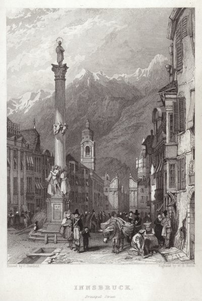 Huvudgatan i Innsbruck av C. Stanfield