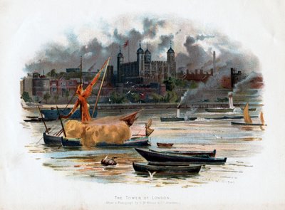 Towern i London, England, 1895 av C. Wilkinson