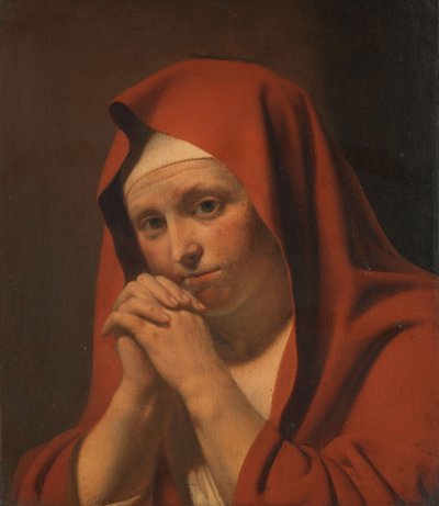Kvinna som ber av Caesar Boëtius van Everdingen (circle of)