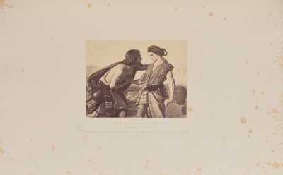 Jacob och Rachael, av W. Dyce, R.A. av Caldesi and Montecchi