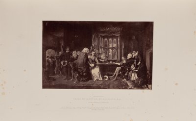 En häxas rättegång av W.P. Frith, R.A. av Caldesi and Montecchi
