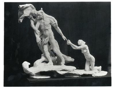Mogen ålder (gips) av Camille Claudel