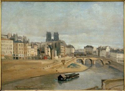 Le quai des Orfèvres von Jean Baptiste Camille Corot