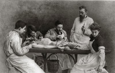 Ett slut på den praktiska skolan, 1902 av Camille Felix Bellanger