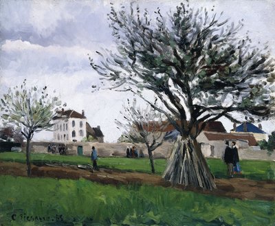 Äppelträd i Pontoise av Camille Jacob Pissarro