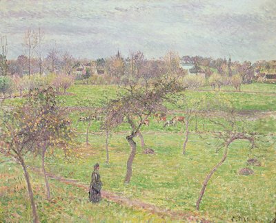 Äppelträd på en äng i Eragny, 1894 av Camille Jacob Pissarro