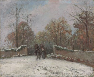 Gå in i skogen av Marly, av Camille Jacob Pissarro
