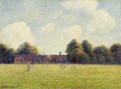 Hampton Court Green, 1891 av Camille Jacob Pissarro