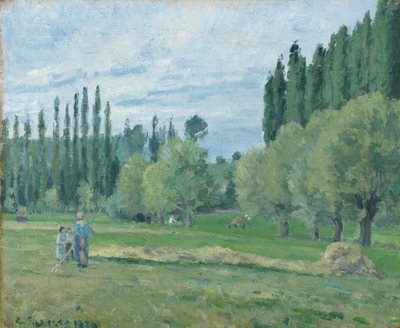 Höslagning, 1874 av Camille Jacob Pissarro