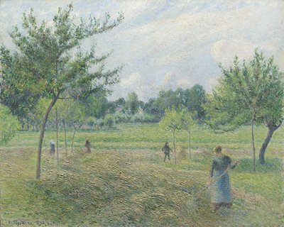 Höslagning i Éragny, 1892 av Camille Jacob Pissarro