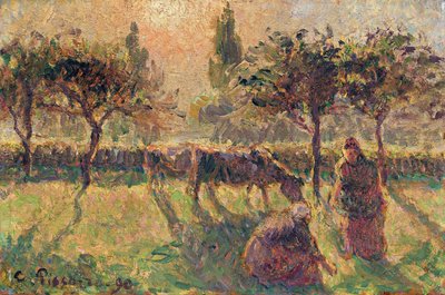 På fälten, 1890 av Camille Jacob Pissarro