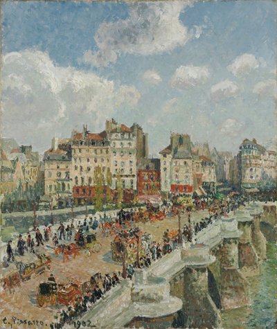 Den nya bron, 1902 av Camille Jacob Pissarro