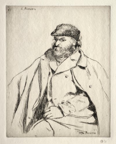 Paul Cezanne, 1874. av Camille Jacob Pissarro
