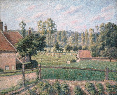 Prärien i Eragny, 1889 av Camille Jacob Pissarro