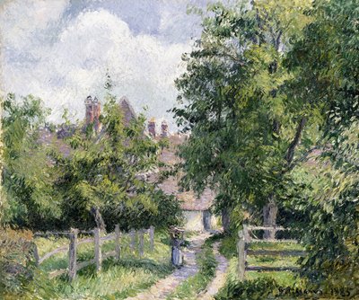 Saint-Martin, nära Gisors, 1885 av Camille Jacob Pissarro