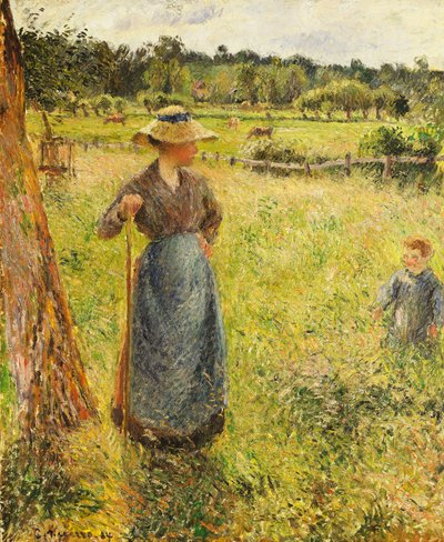 Hömakaren, 1884 av Camille Jacob Pissarro