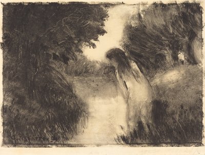 En Badare av Camille Pissarro
