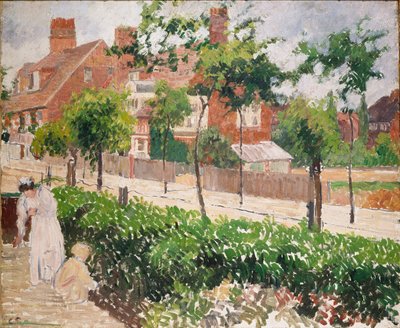 Bath Road, London, 1897 av Camille Pissarro