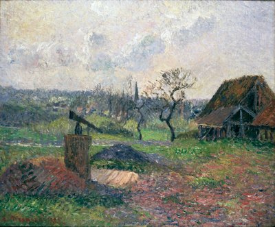 Tegelugnen i Eragny, 1885 av Camille Pissarro