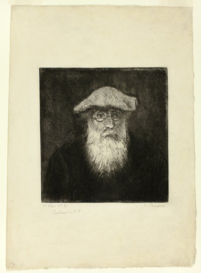 Camille Pissarro, ett självporträtt av Camille Pissarro