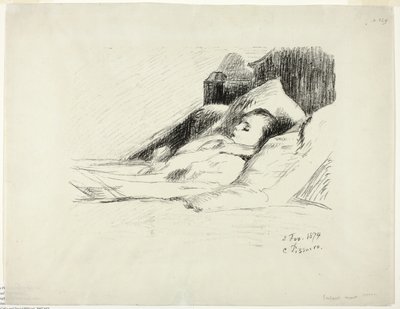 Dött barn av Camille Pissarro