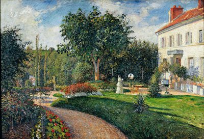 Trädgården av les Mathurins vid Pontoise av Camille Pissarro